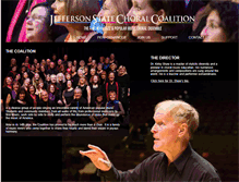 Tablet Screenshot of jeffersonstatechoralcoalition.com